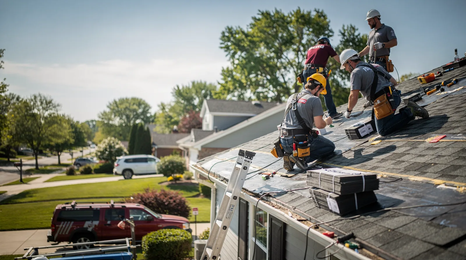 Roof Repair in Walshville, IL around you